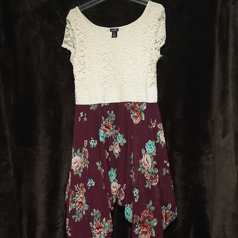 Juniors Rue 21 Short Sleeve Dress Size L